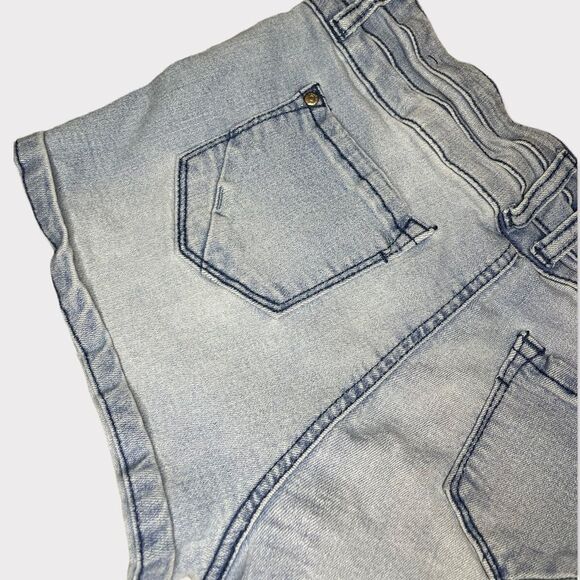 Blue spice super stretch jean short - Picture 3 of 8